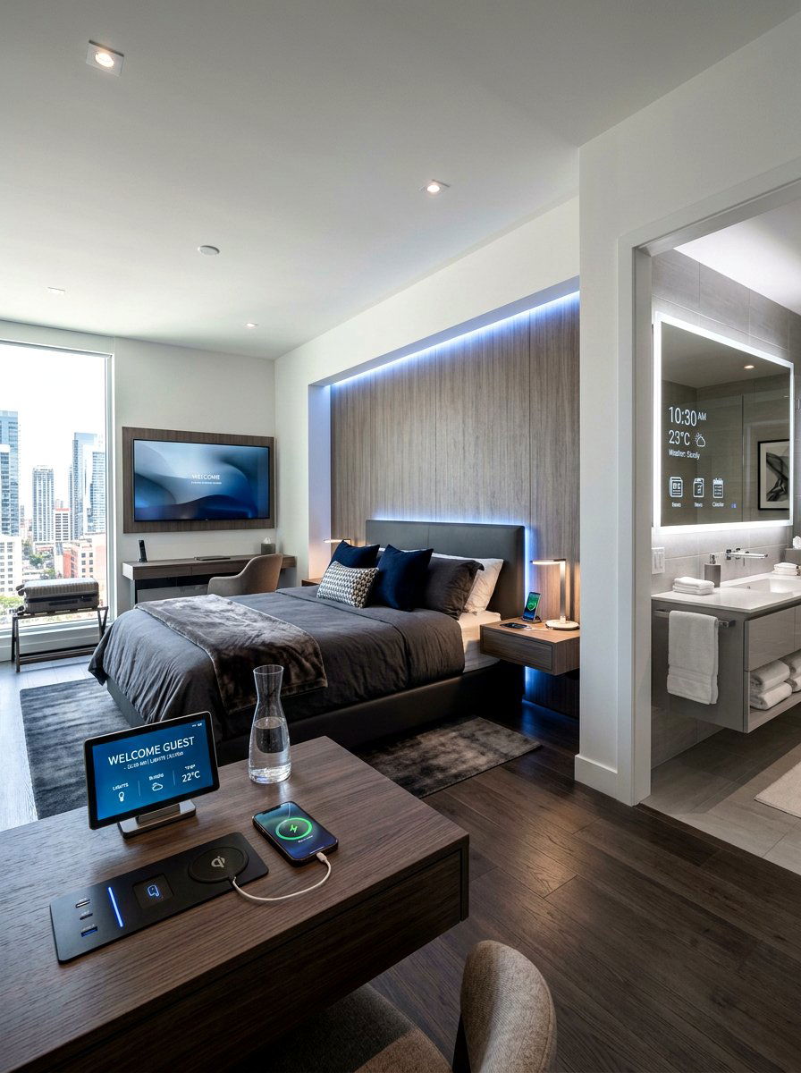 High Tech Guest Suite - 30 cozy guest suite ideas
