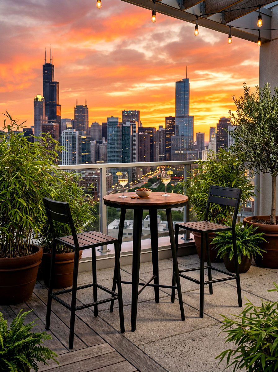High Top Patio Set - 30 outdoor furniture ideas