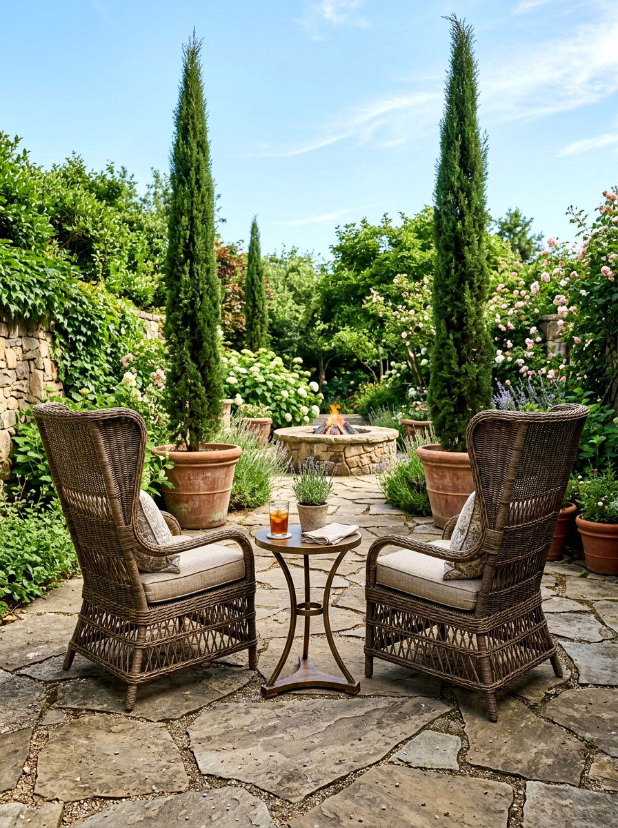 High back bistro chair - 30 bistro chair patio ideas