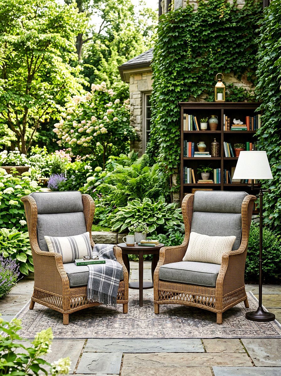 High back chair - 30 front porch seating ideas