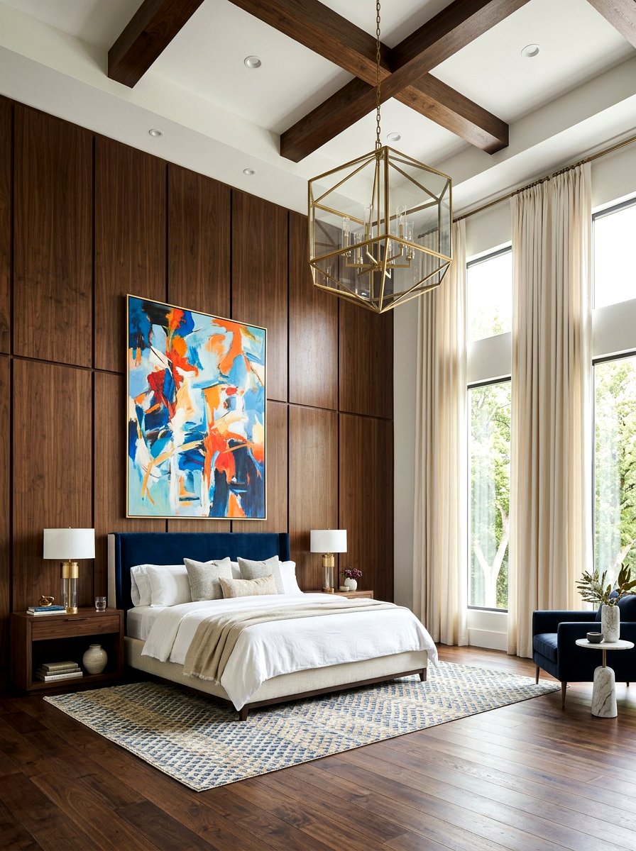 High ceiling master suite - 30 luxury Pinterest bedroom ideas