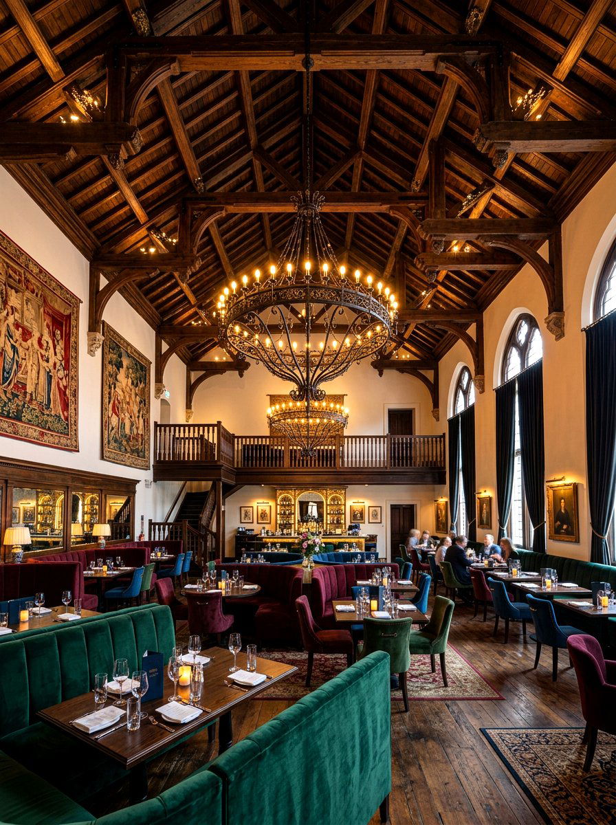 High ceiling speakeasy dining room - 30 speakeasy dining room ideas