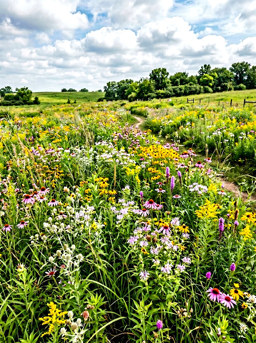 High density prairie - 30 prairie garden ideas
