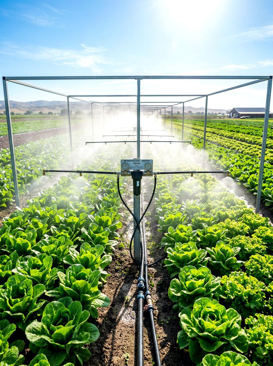 High pressure misting - 30 raised bed irrigation ideas