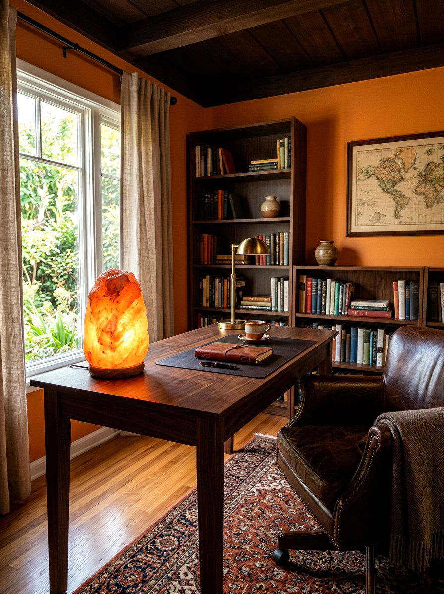 Himalayan Salt Lamp - 30 nontoxic home decor ideas