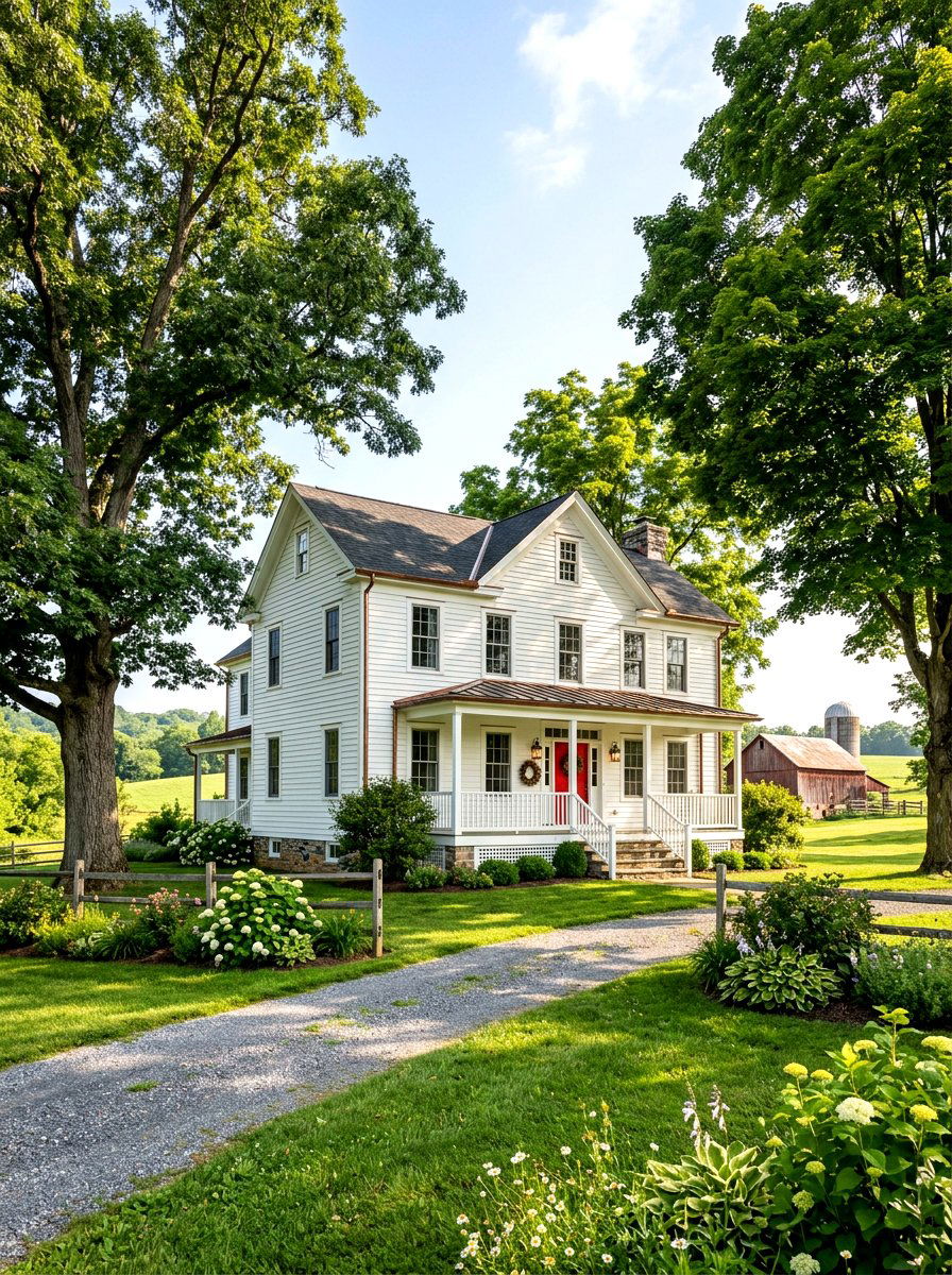 Historic Farmhouse Renovation - 30 farmhouse exterior ideas