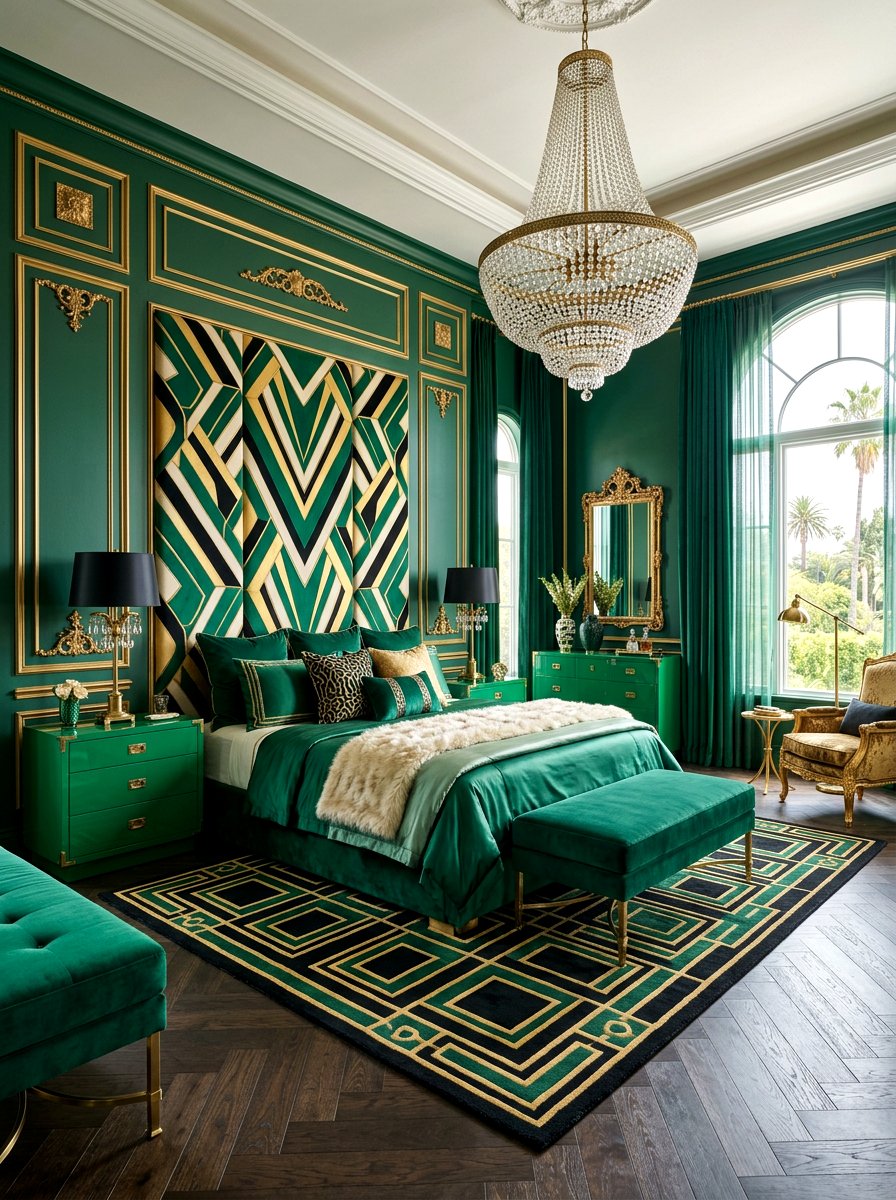 Hollywood Regency Luxury Bedroom - 30 luxury bedroom ideas