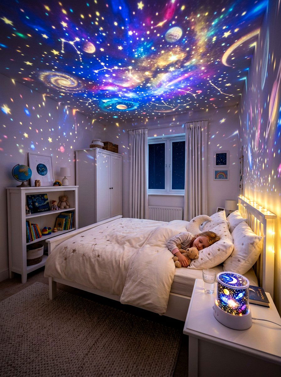 Holographic Night Light - 30 holographic decor ideas