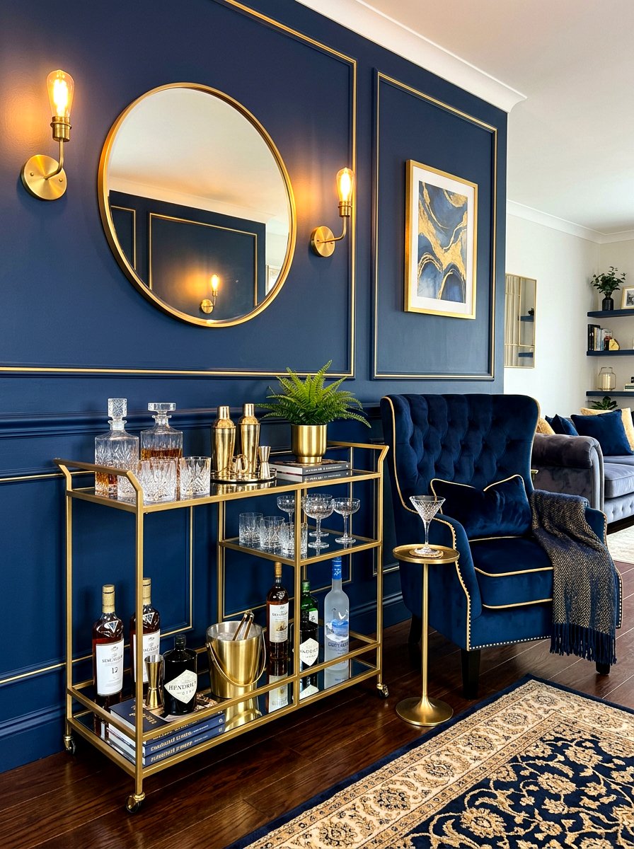 Home Bar Area - 30 camera ready home styling ideas