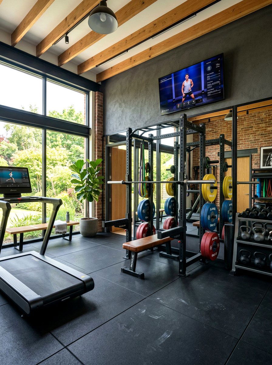 Home Gym - 30 home retreat room ideas