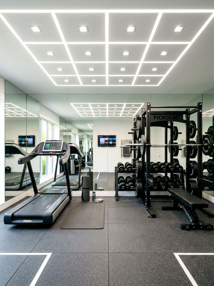 Home Gym Lighting Layout - 30 recessed lighting layout ideas