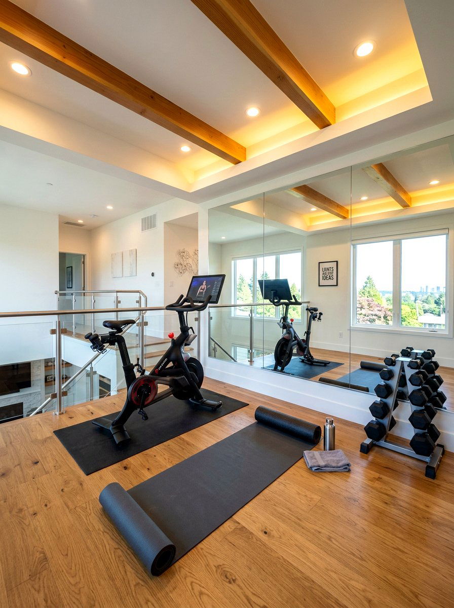 Home Gym Loft - 30 upstairs loft ideas