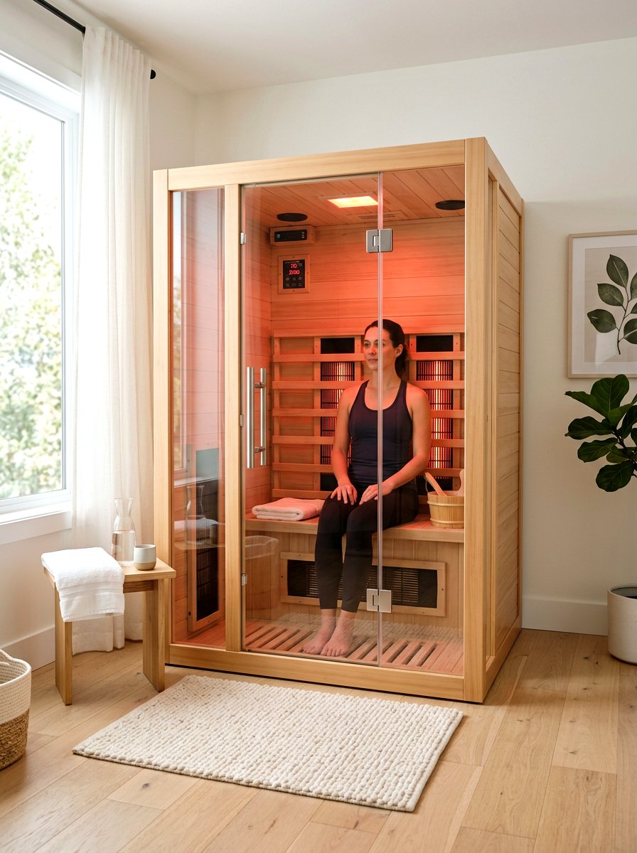 Home Infrared Sauna - 30 mini spa room ideas