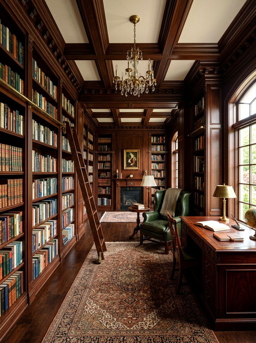 Home Library - 30 home retreat room ideas