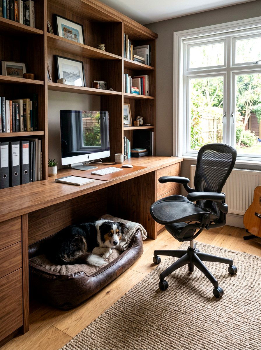 Home Office Dog Space - 30 built in dog nook ideas