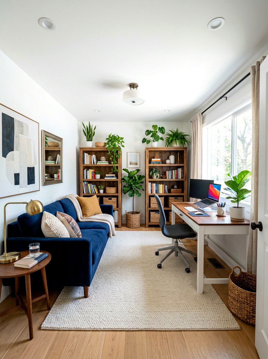 Home Office Guest Room Combo - 30 sofa bed room ideas