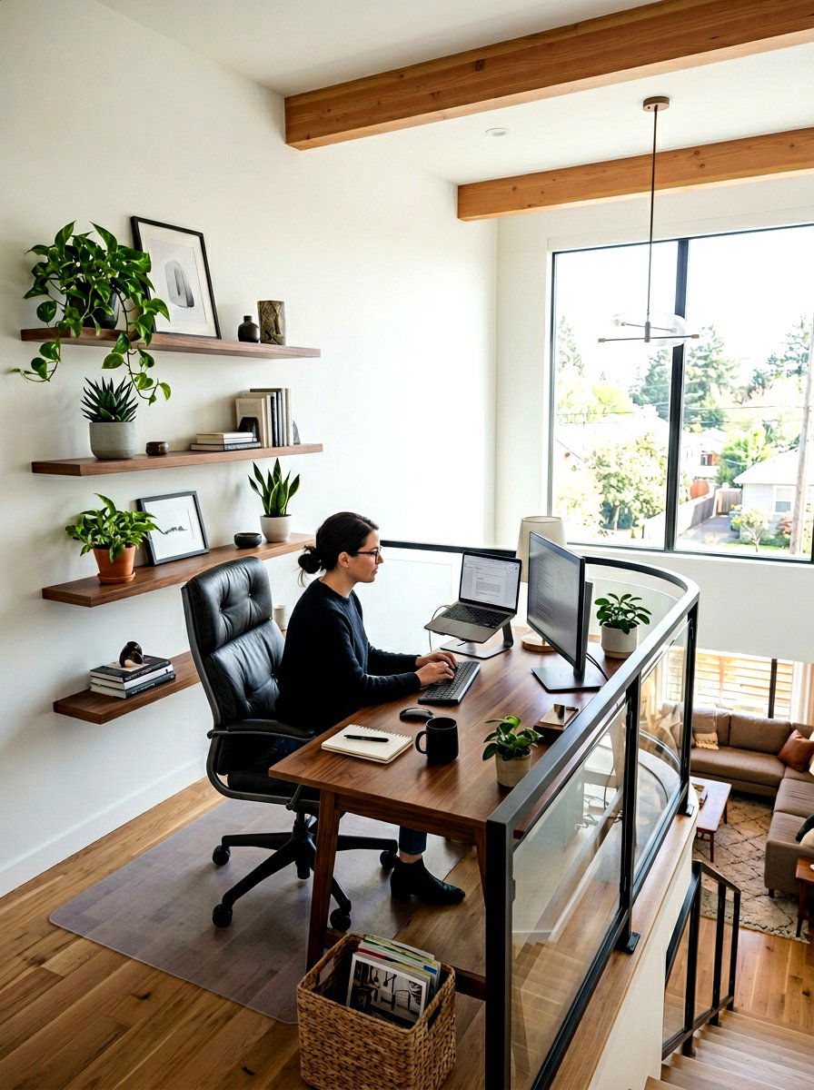 Home Office Loft - 30 upstairs loft ideas
