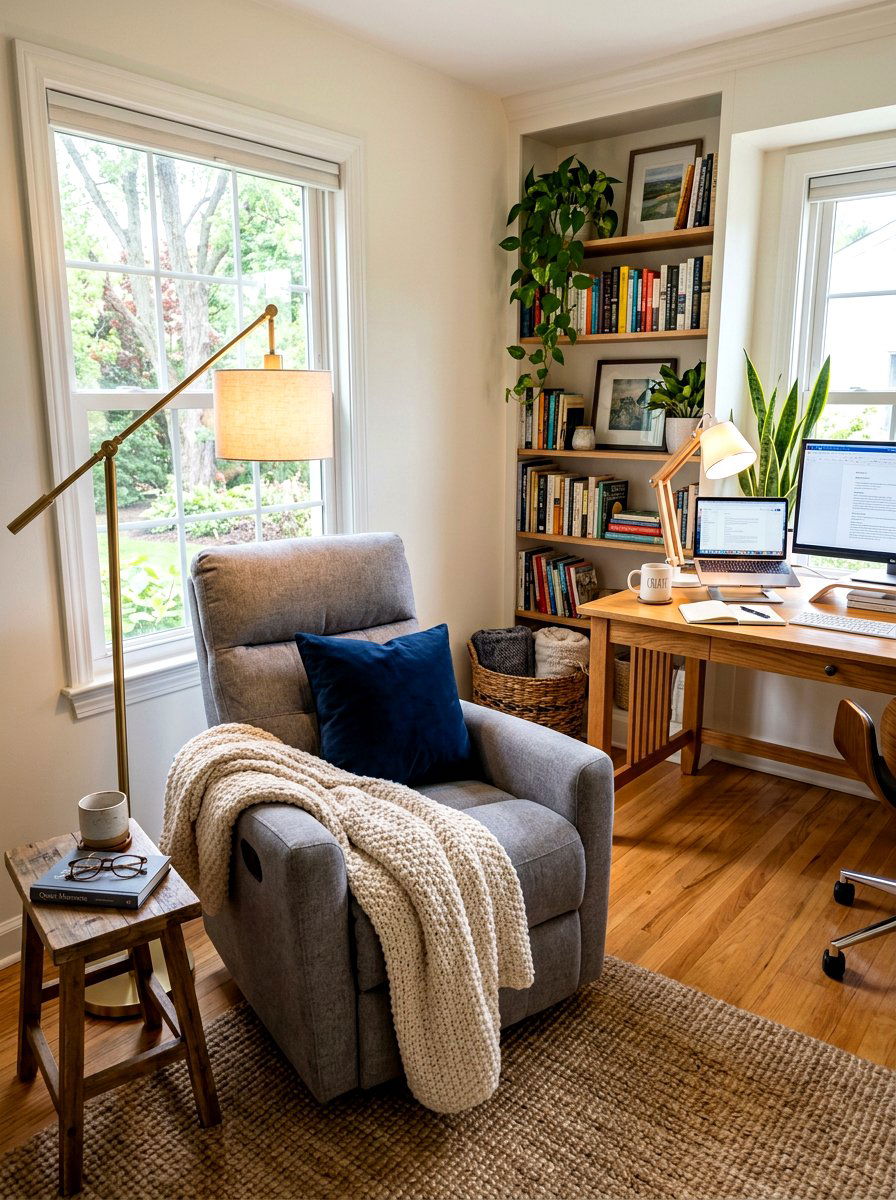 Home Office Reading Nook - 30 reading nook ideas
