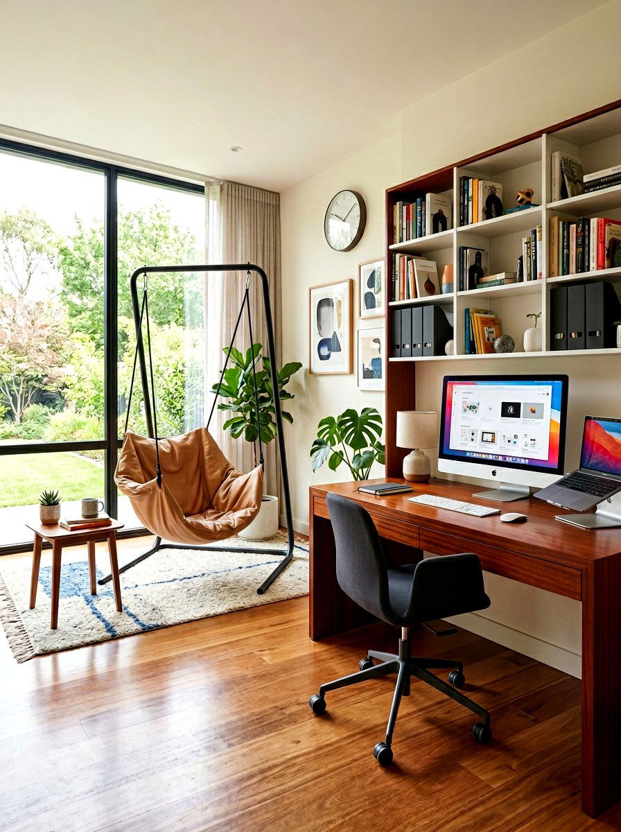 Home Office Swing Chair - 30 hammock chair ideas