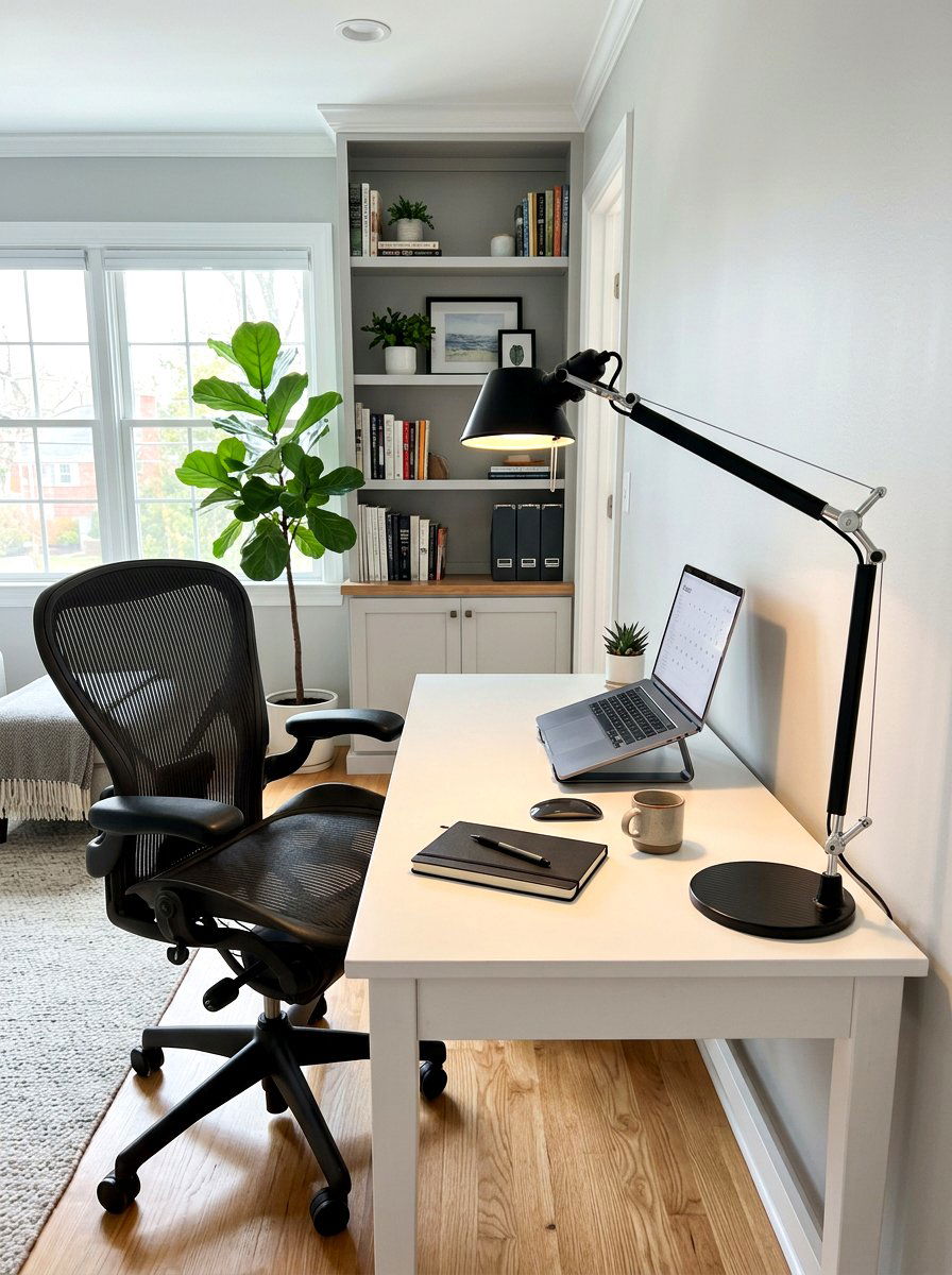 Home Office Task Lamp - 30 lamp styling ideas