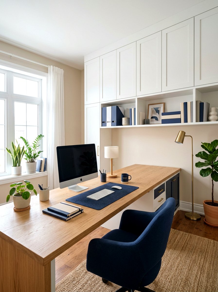 Home Office Workspace - 30 built in wall unit ideas
