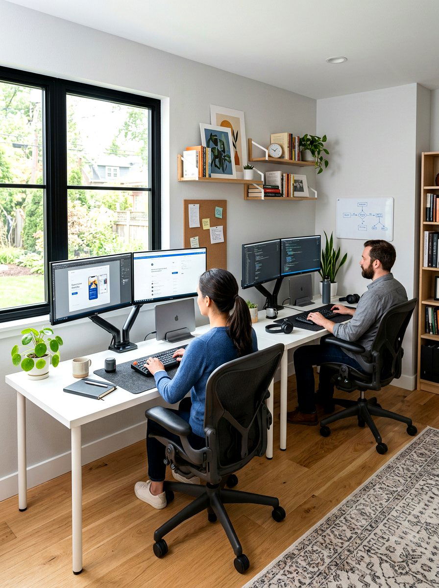 Home Office Workspace - 30 newlywed home ideas
