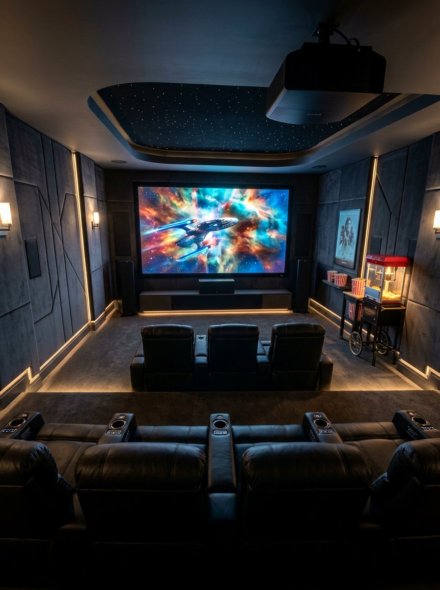 Home Theater - 30 hobby rich home ideas