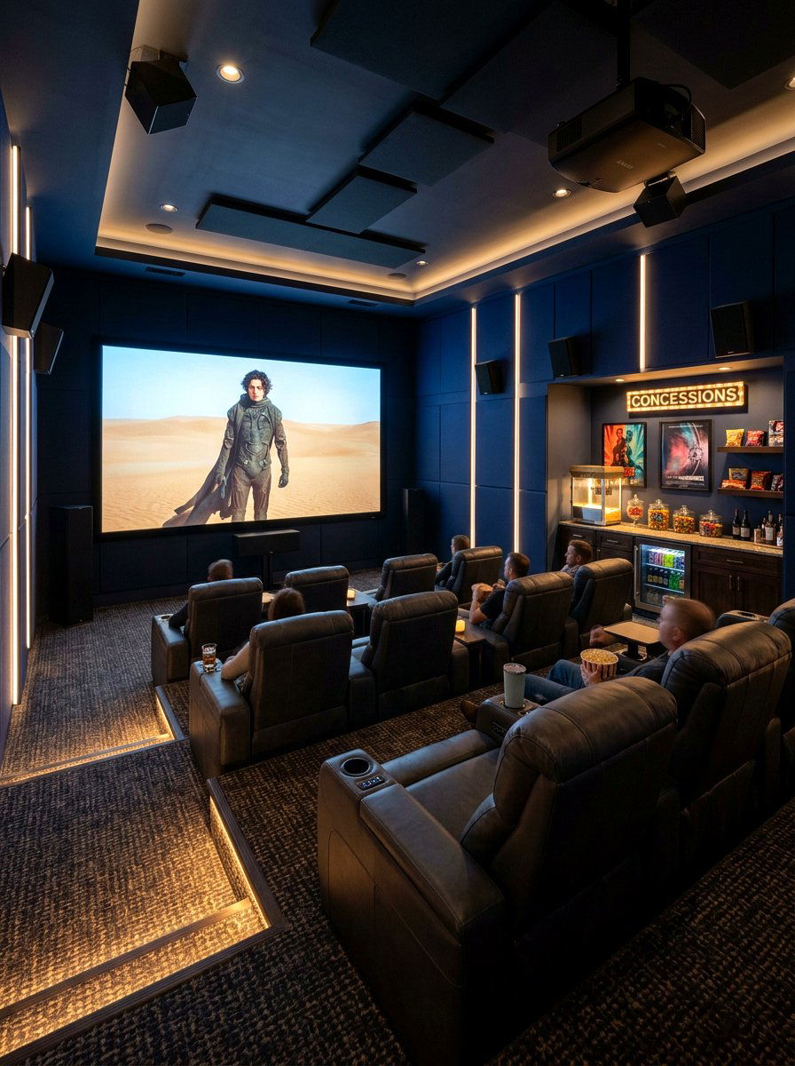Home Theater Room - 30 bonus room ideas
