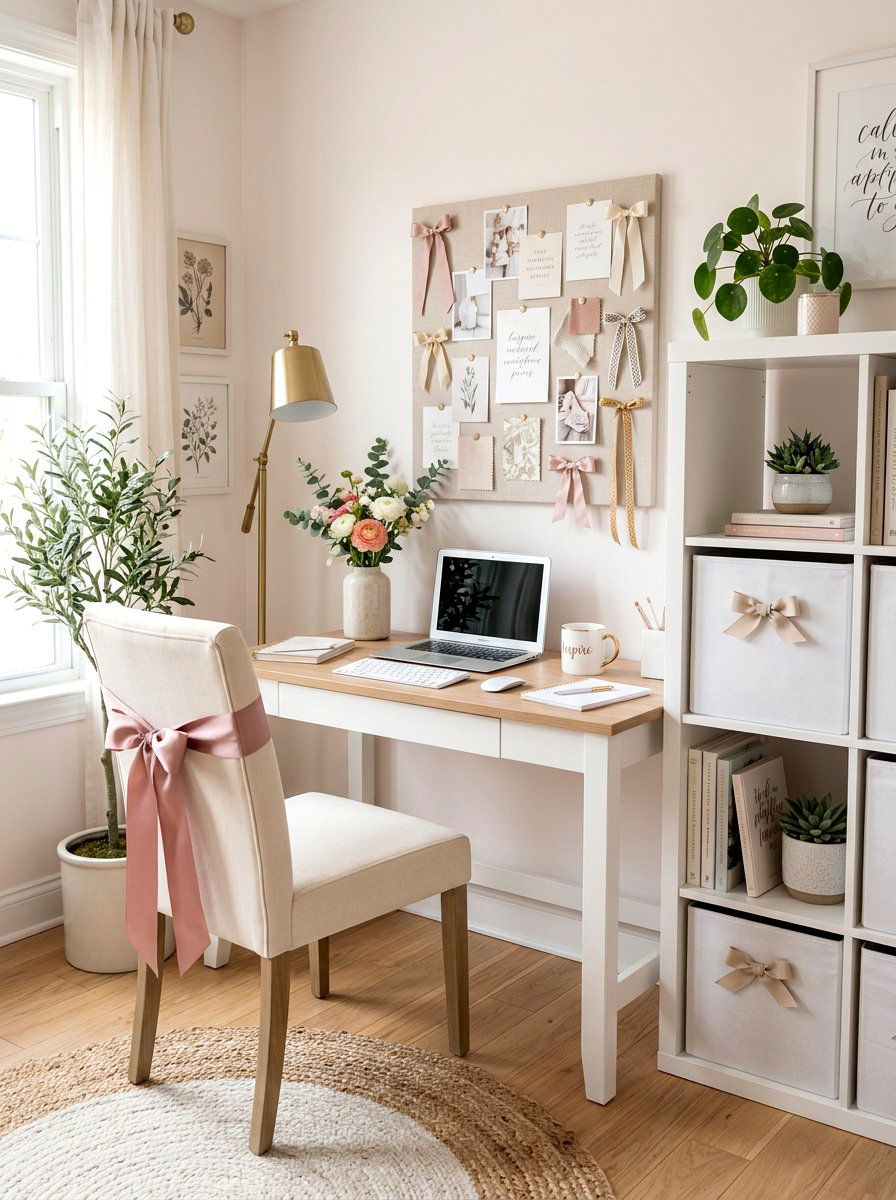 Home office bows - 30 bow decor ideas