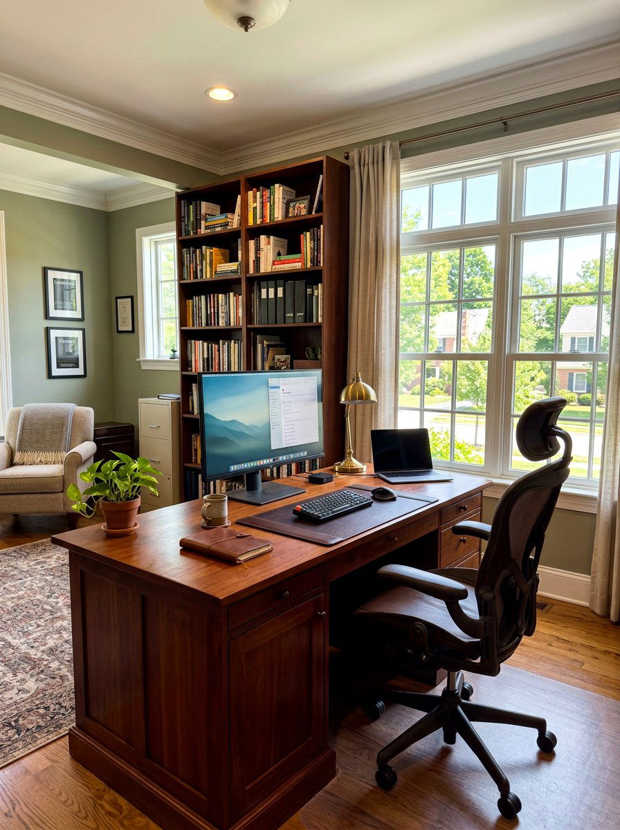 Home office desk placement - 30 furniture arrangement ideas