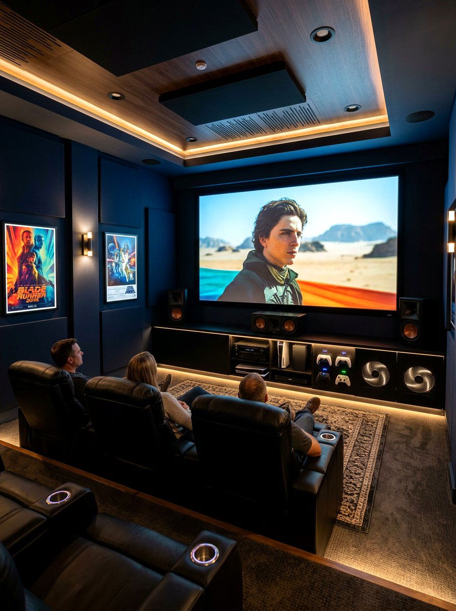 Home theater media cabinet - 30 charging station ideas