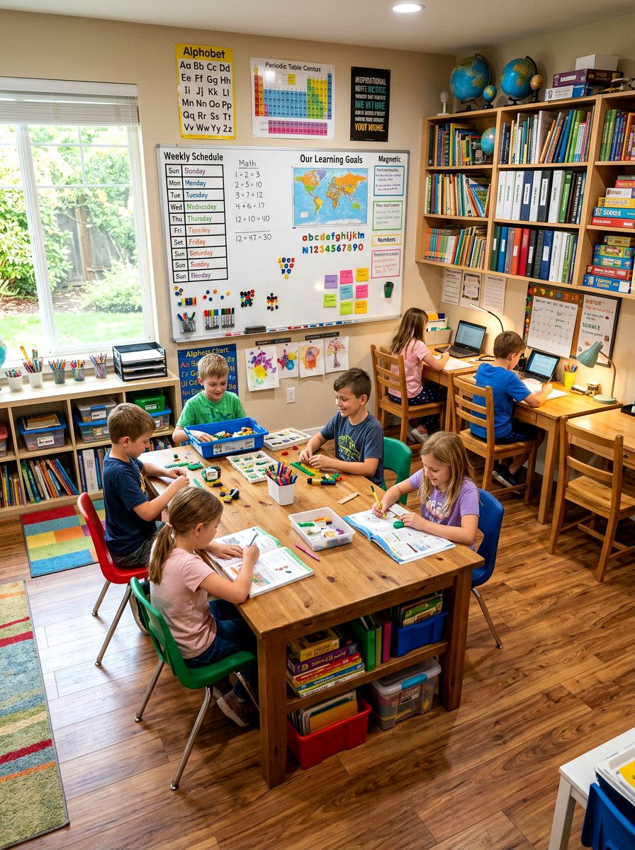 Homeschool Classroom Layout - 30 bonus room ideas