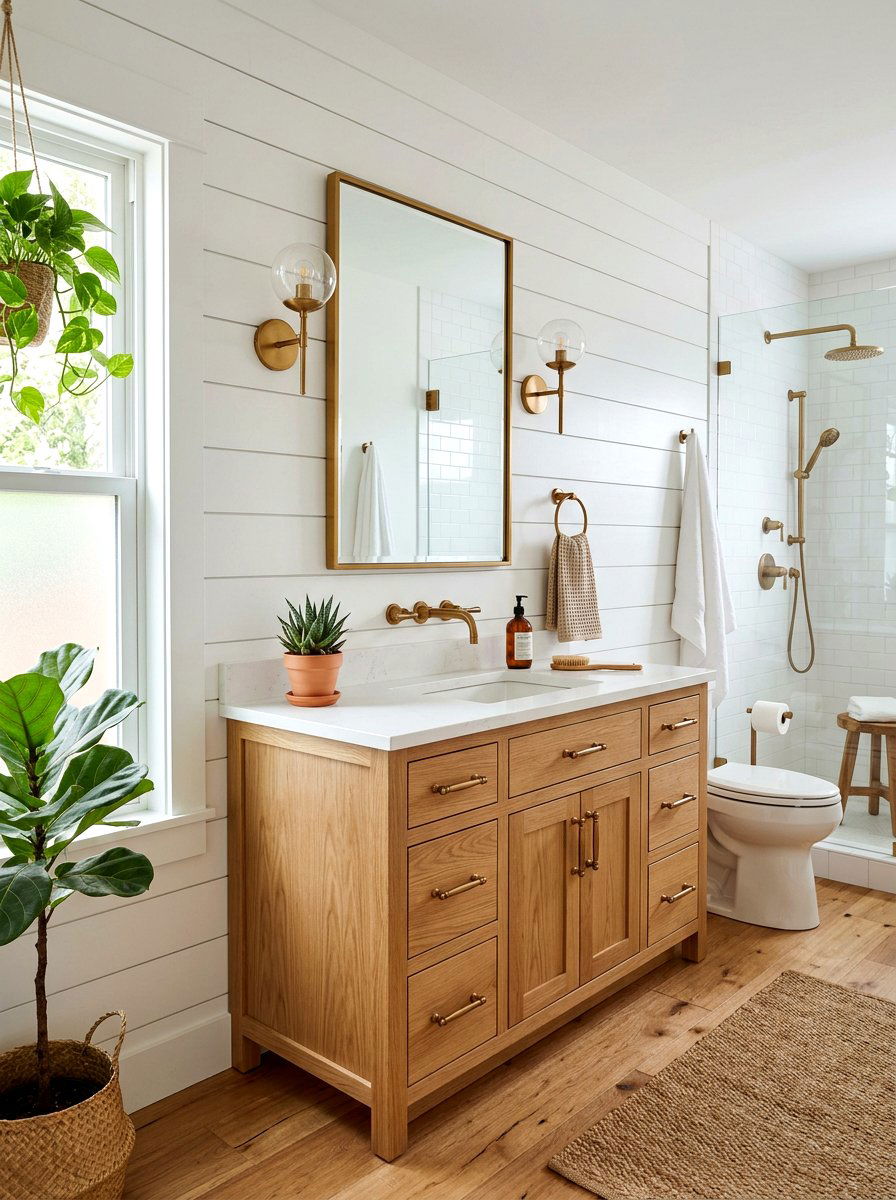 Honey Bronze Bathroom - 30 bathroom hardware finish ideas
