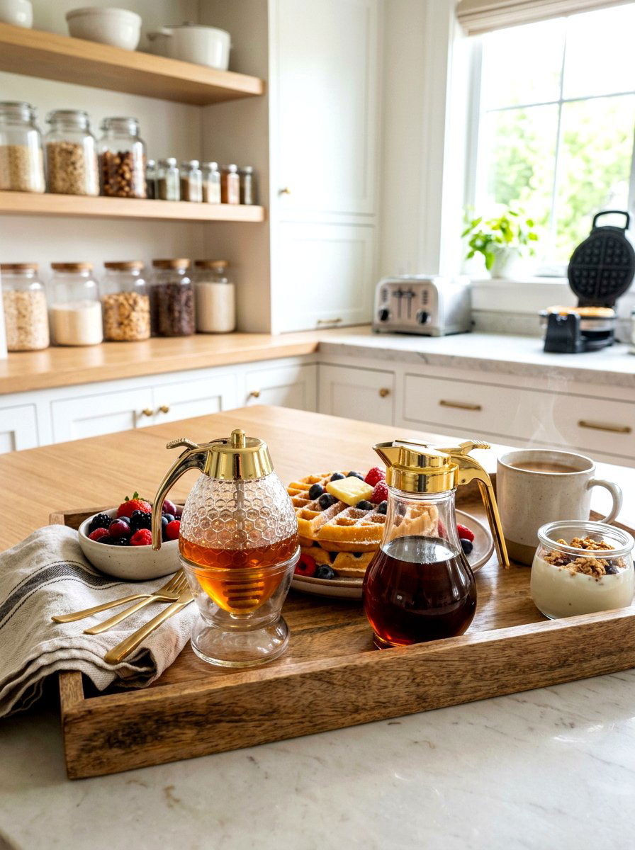 Honey and syrup dispensers - 30 pantry decanting ideas