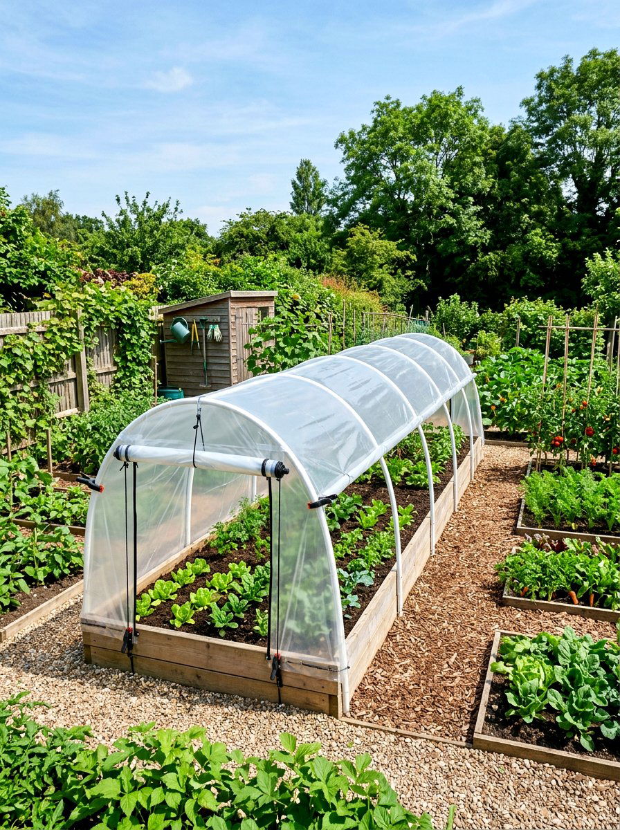 Hoop House Greenhouse - 30 budget greenhouse ideas
