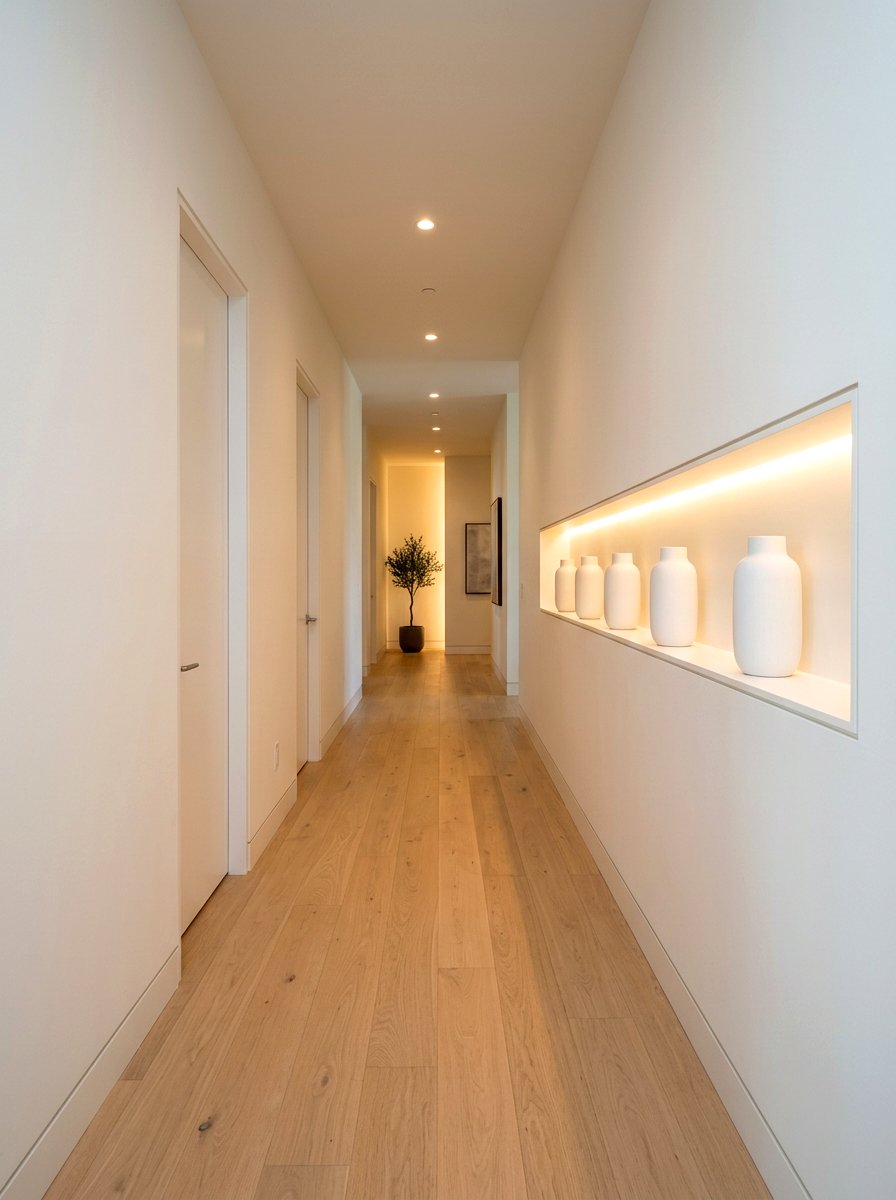 Horizontal Hallway Wall Niche - 30 built in hall niche ideas