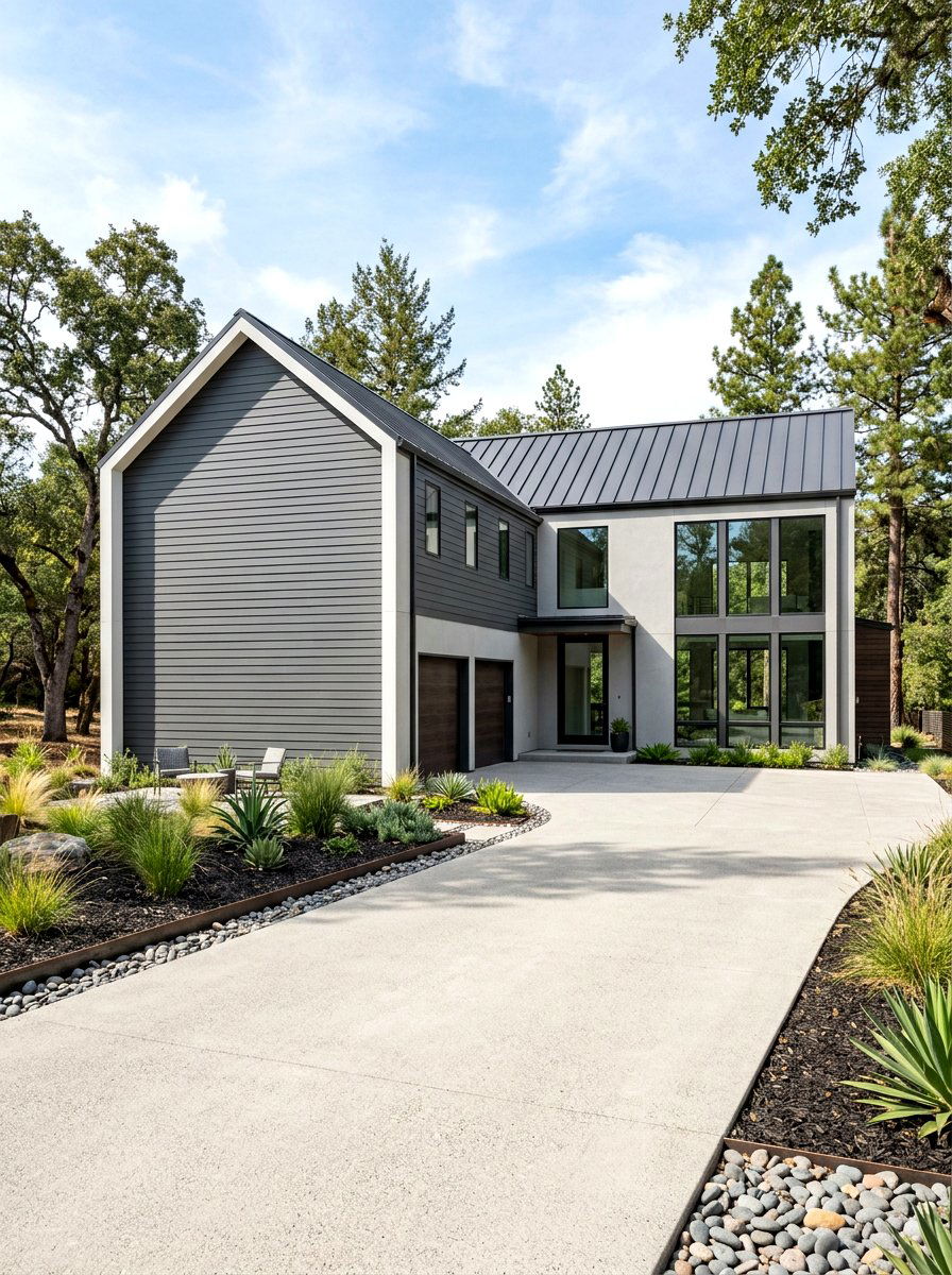Horizontal Hardie Plank - 30 gable accent ideas