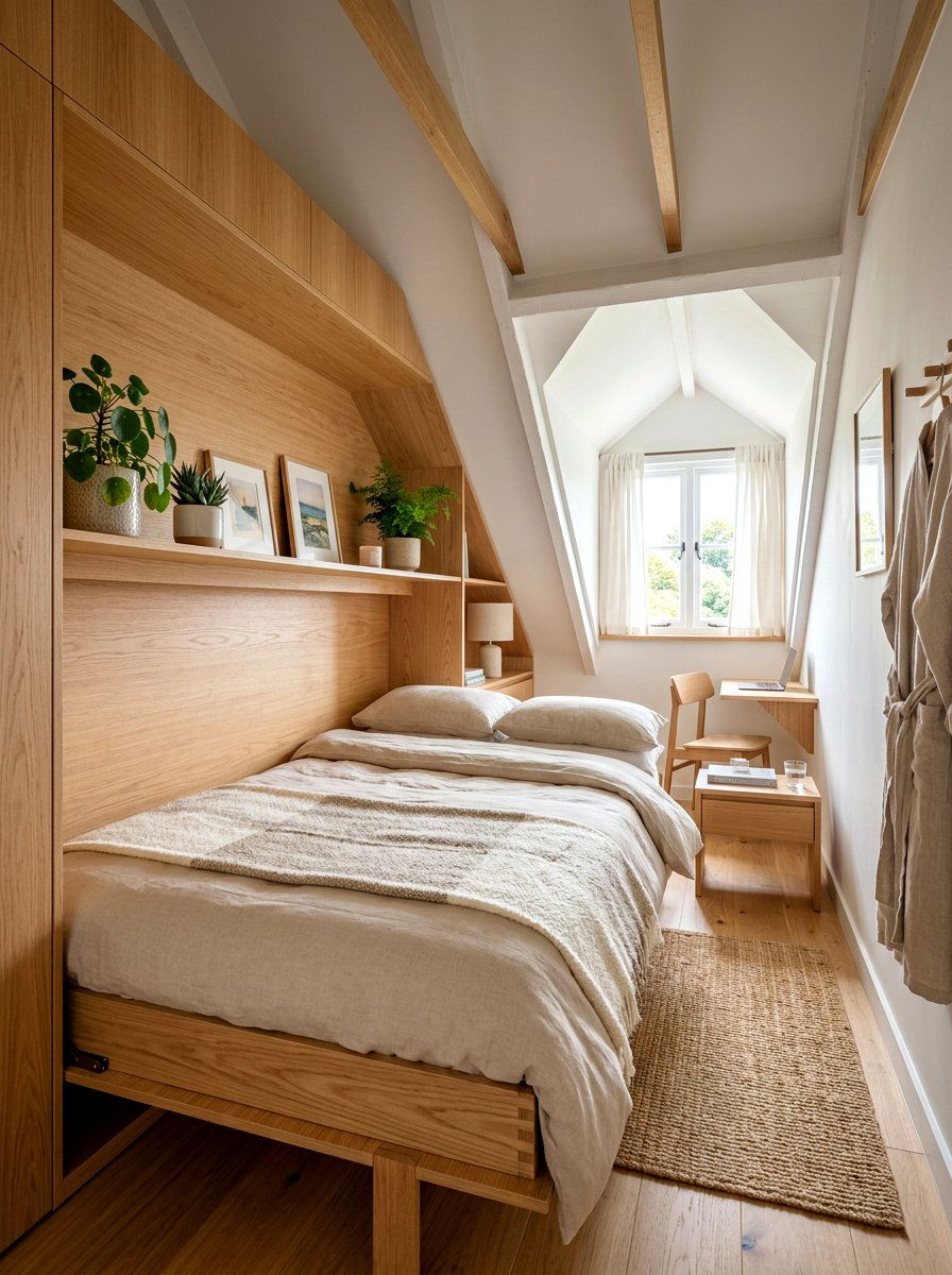 Horizontal Wall Bed - 30 fold out bed room ideas