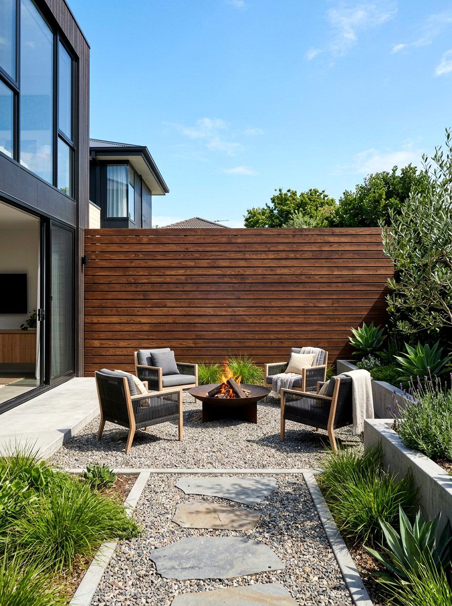 Horizontal Wood Slat Wall - 30 utility box cover ideas
