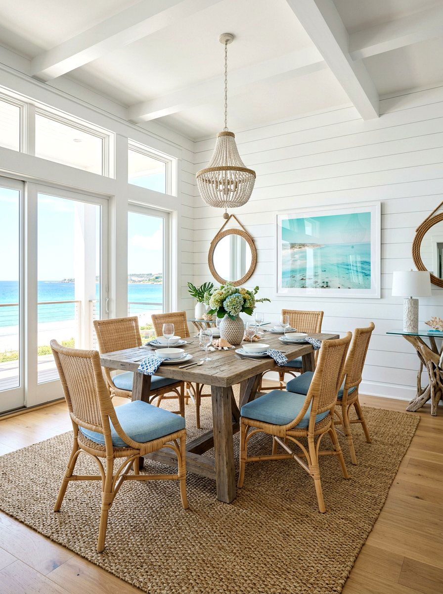 Horizontal shiplap wall molding - 30 dining room wall molding ideas
