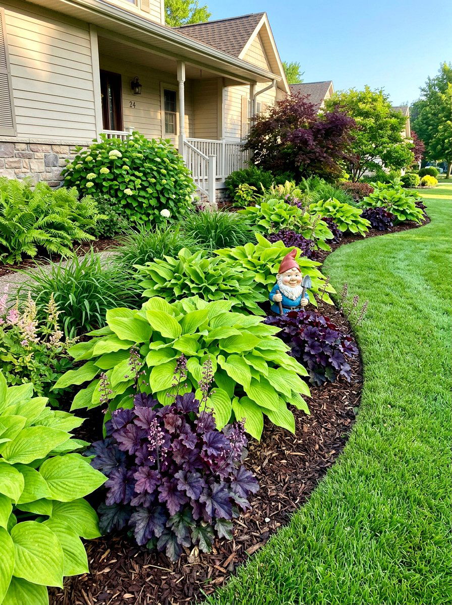 Hosta And Heuchera Combination - 30 hosta garden ideas