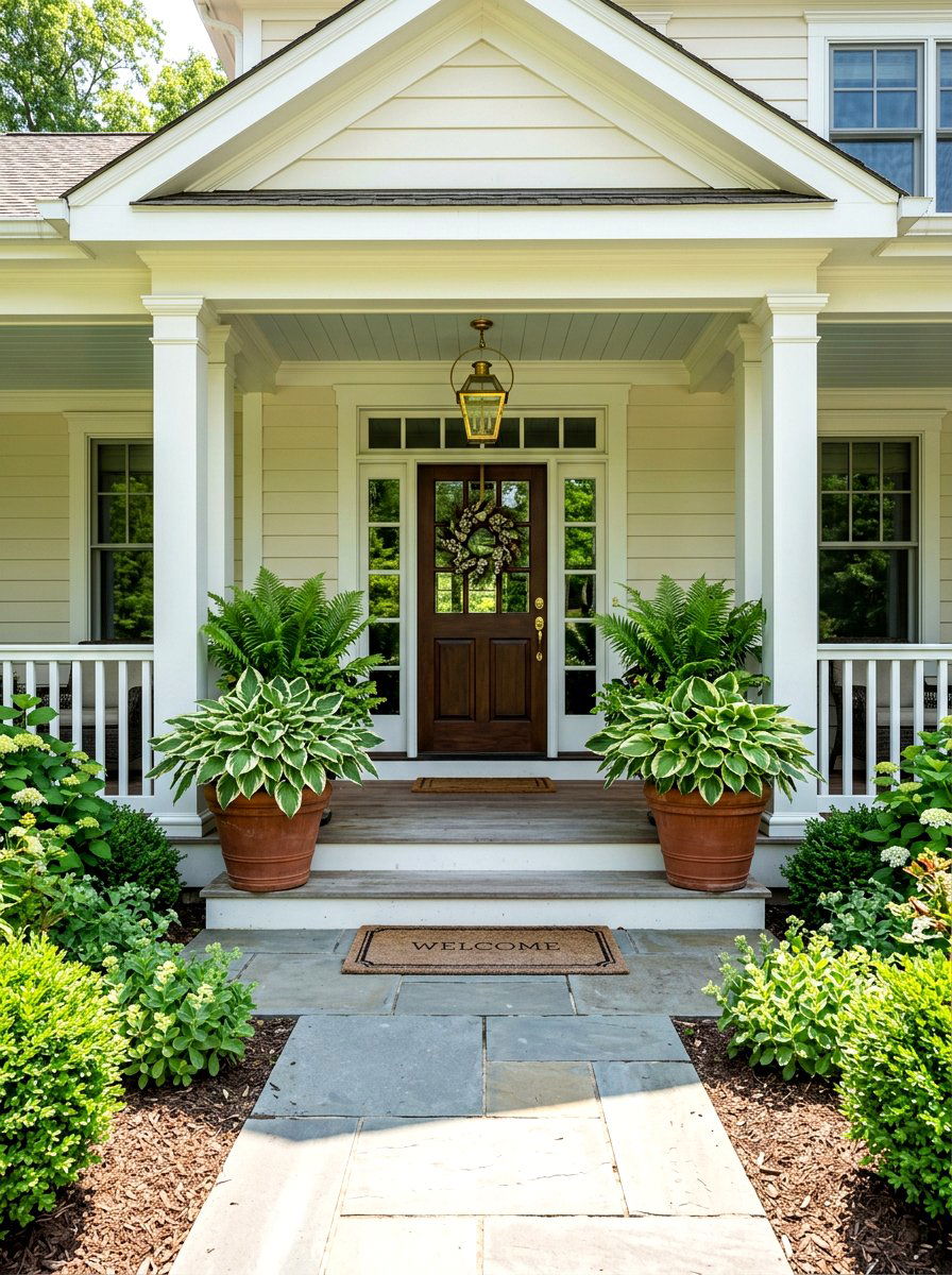 Hosta fern entryway landscaping - 30 hosta and fern garden ideas