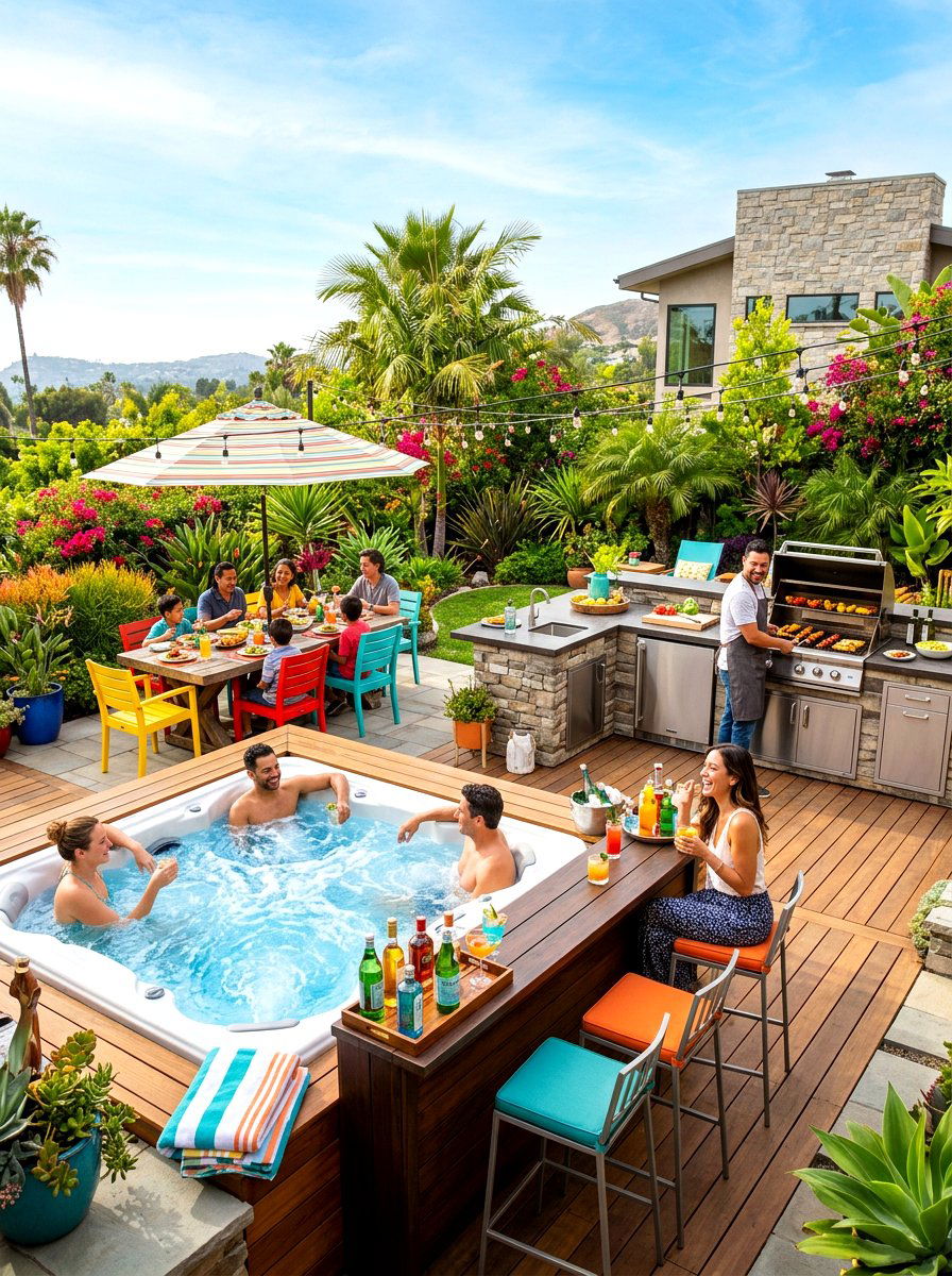30 Hot Tub Patio Ideas for a Spa-Like Backyard Retreat