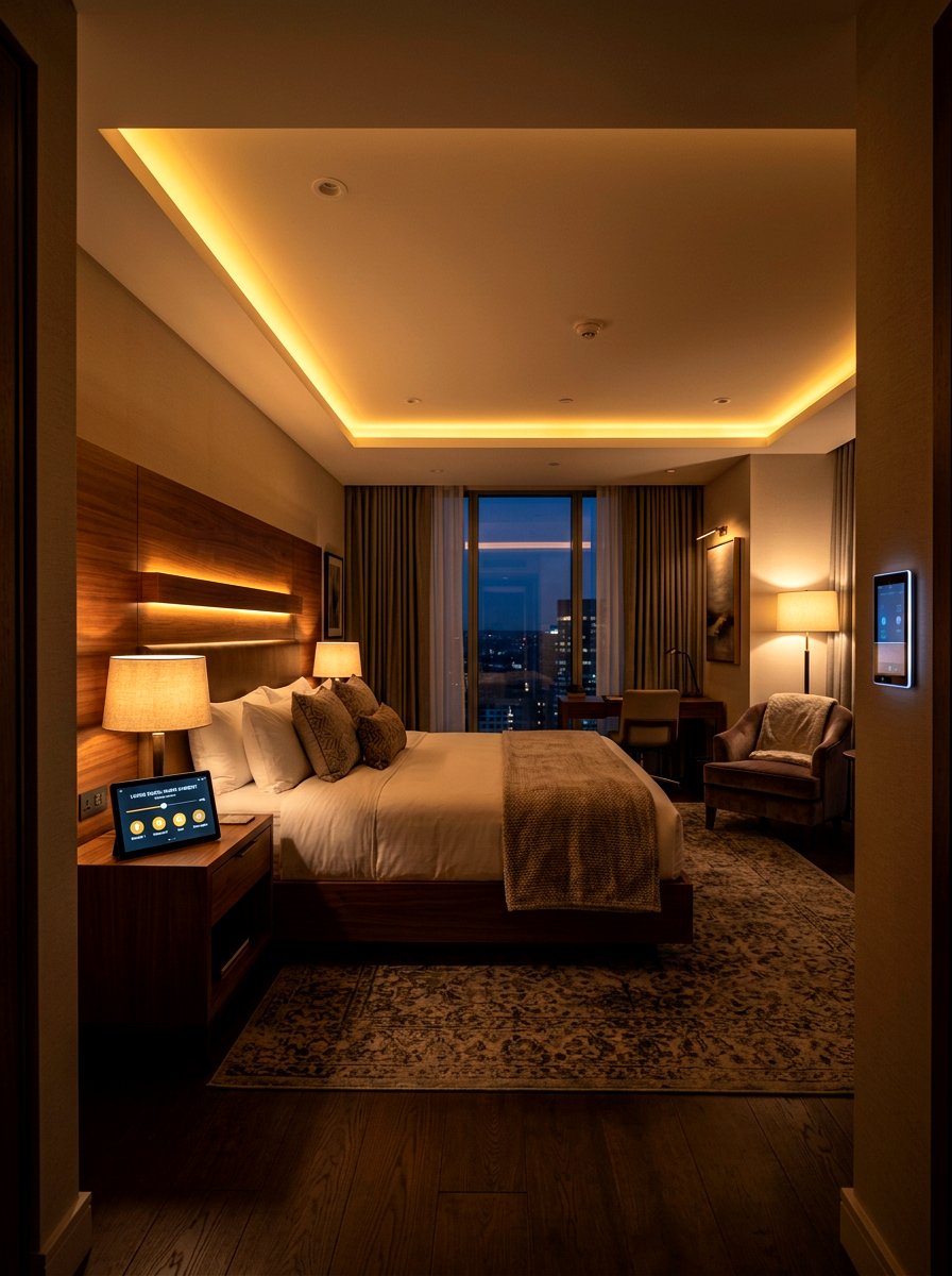 Hotel Smart Lighting - 30 hotel style bedroom ideas