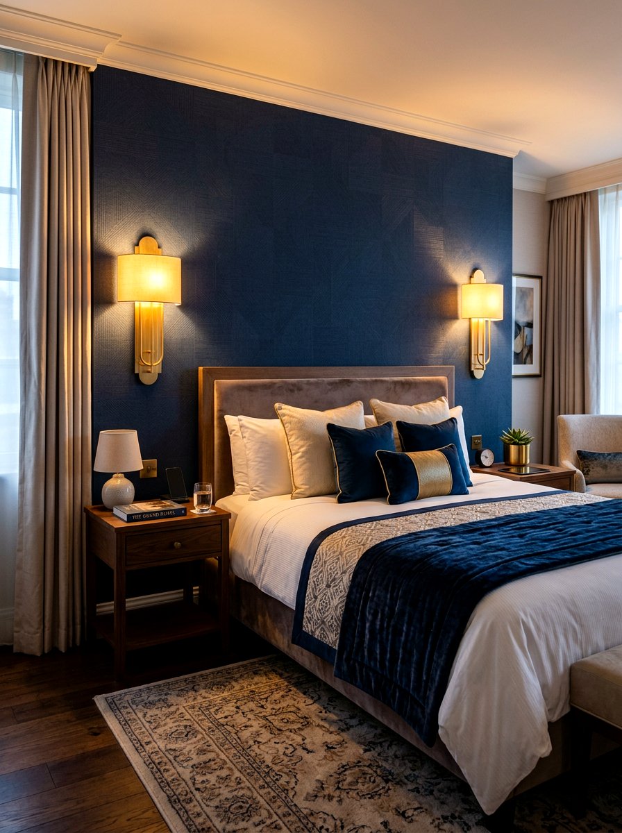 Hotel Wall Sconces - 30 hotel style bedroom ideas
