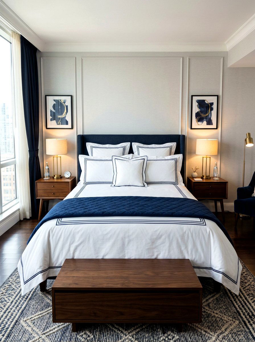 Hotel style bedding - 30 luxury bedscape ideas
