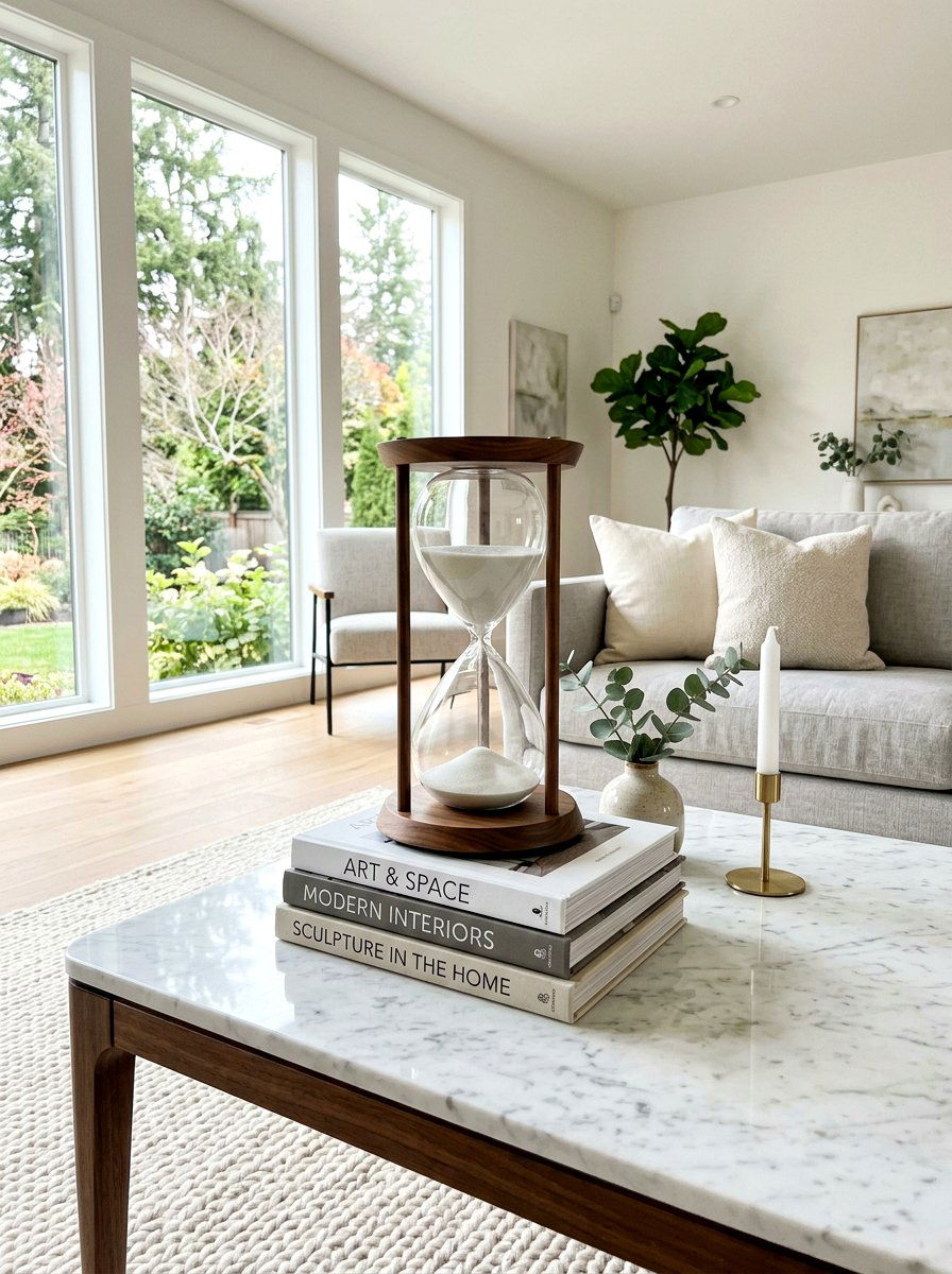 Hourglass Coffee Table - 30 analog home decor ideas