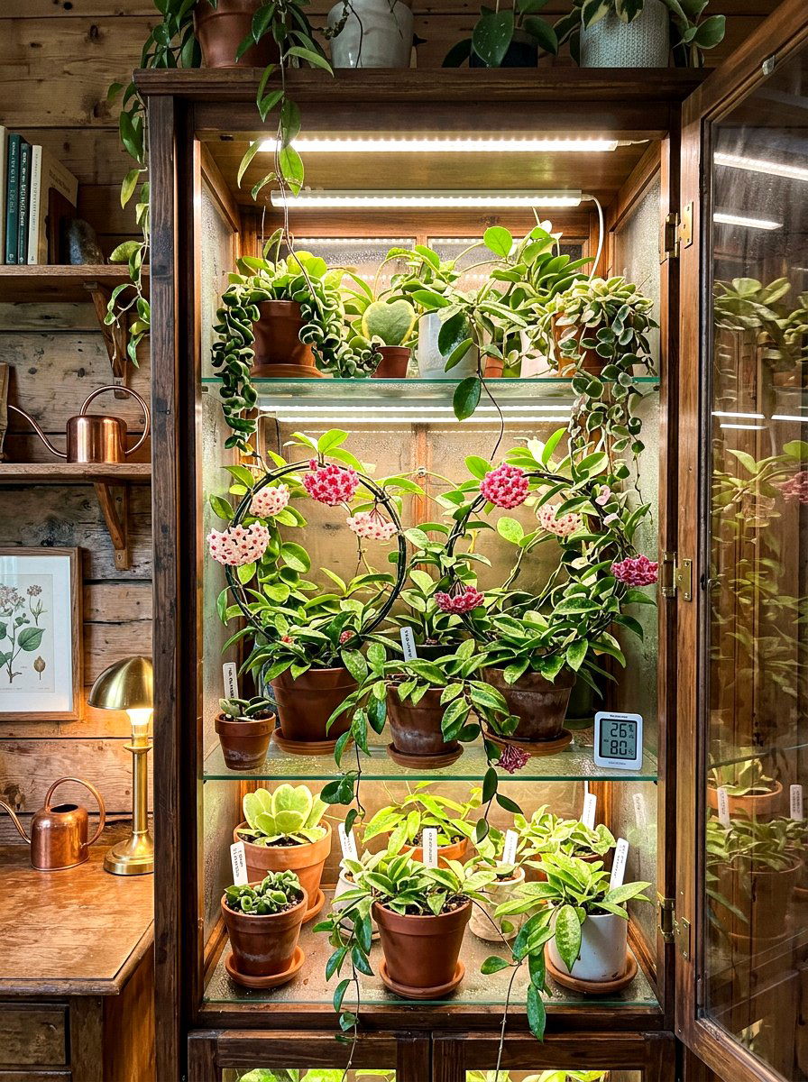 Hoya Collection Greenhouse Cabinet - 30 indoor greenhouse cabinet ideas