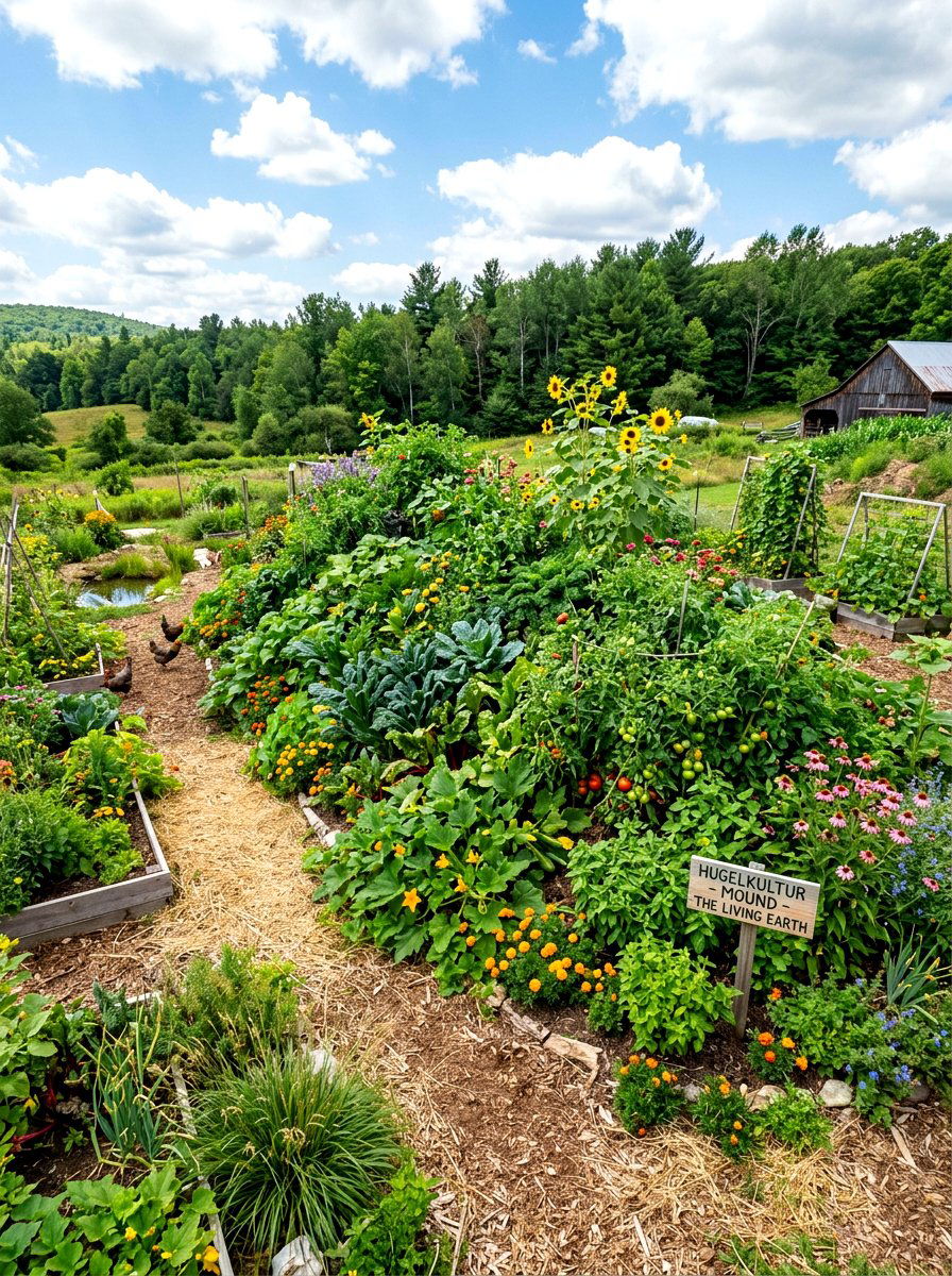 Hugelkultur garden moisture - 30 vegetable garden watering ideas