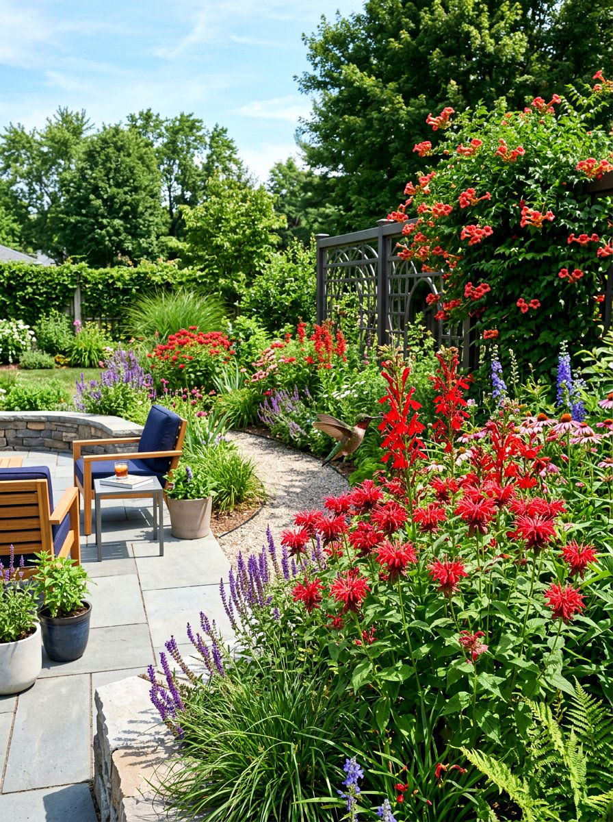 Hummingbird garden - 30 native plant landscaping ideas